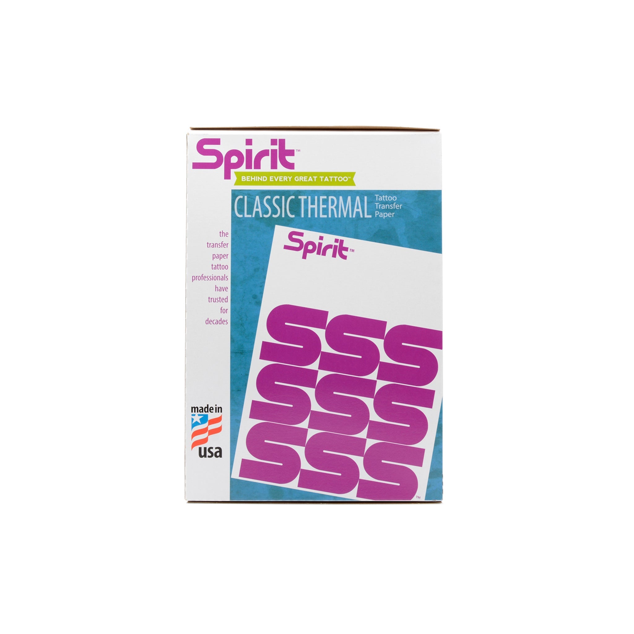 Spirit Thermal Paper 100' roll — Coalition Tattoo Supply