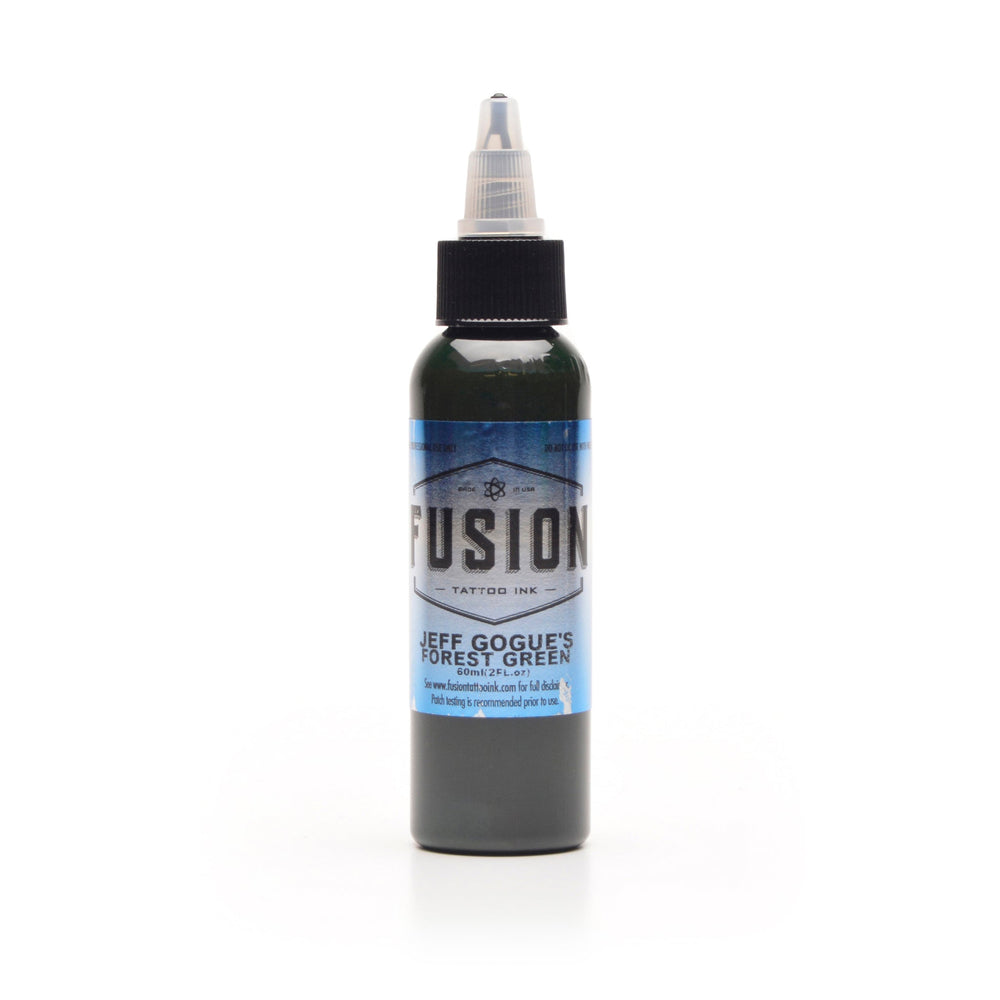 fusion ink jeff gogue forest green 2 oz - Tattoo Supplies