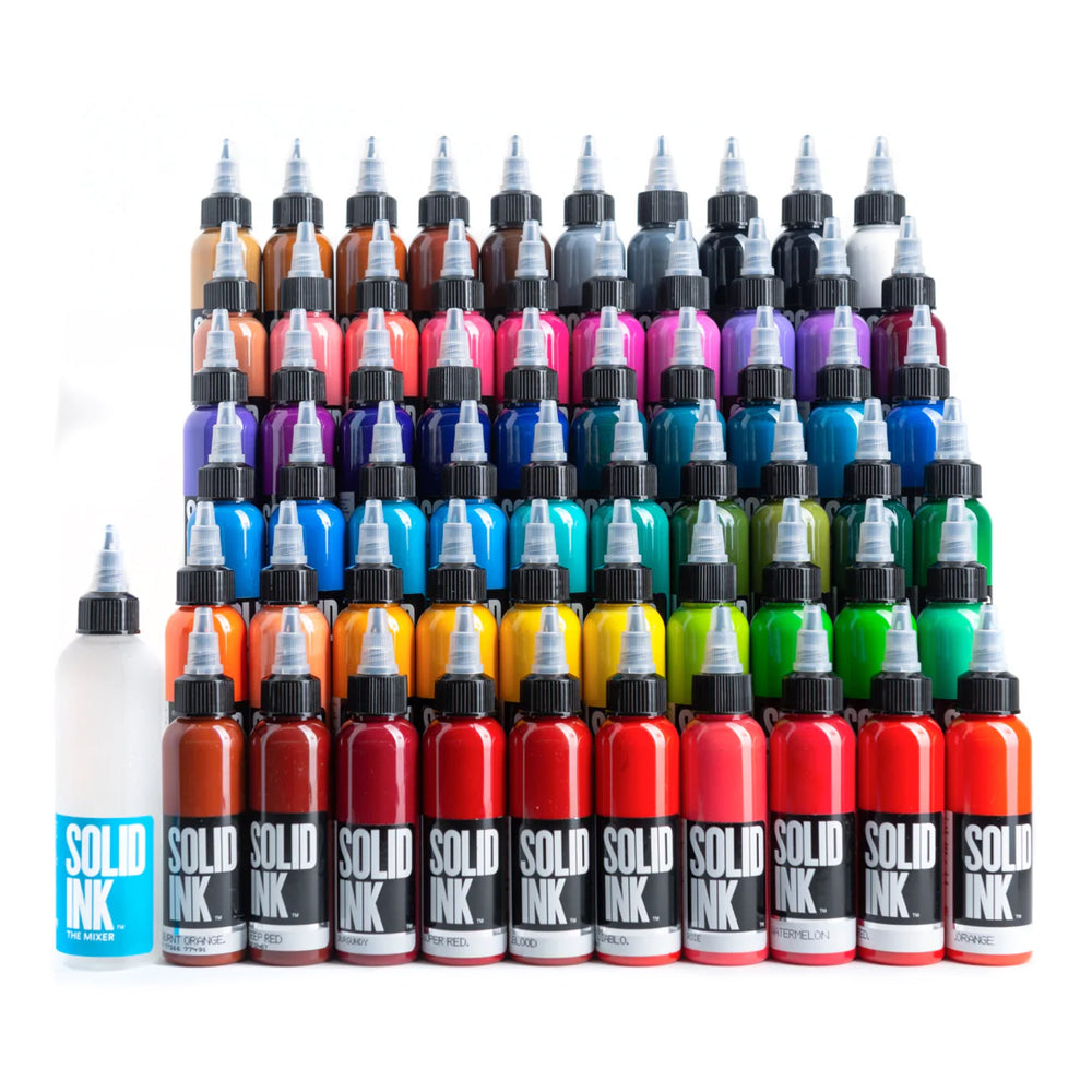 solid ink 60 color mega set - Tattoo Supplies