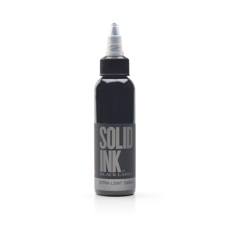 SOLID INK | Black Label Grey Wash Extra Light Shading Tattoo Supplies 