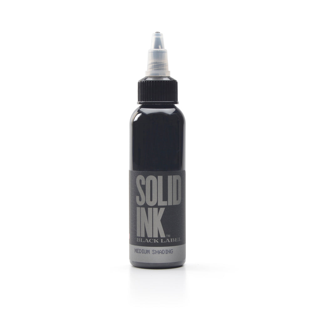 SOLID INK | Black Label Grey Wash Medium Shading Tattoo Supplies 