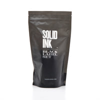 SOLID INK | Black Label Grey Wash 4 Bottle Set Tattoo Supplies 