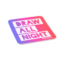 draw all night sticker purple - Tattoo Supplies