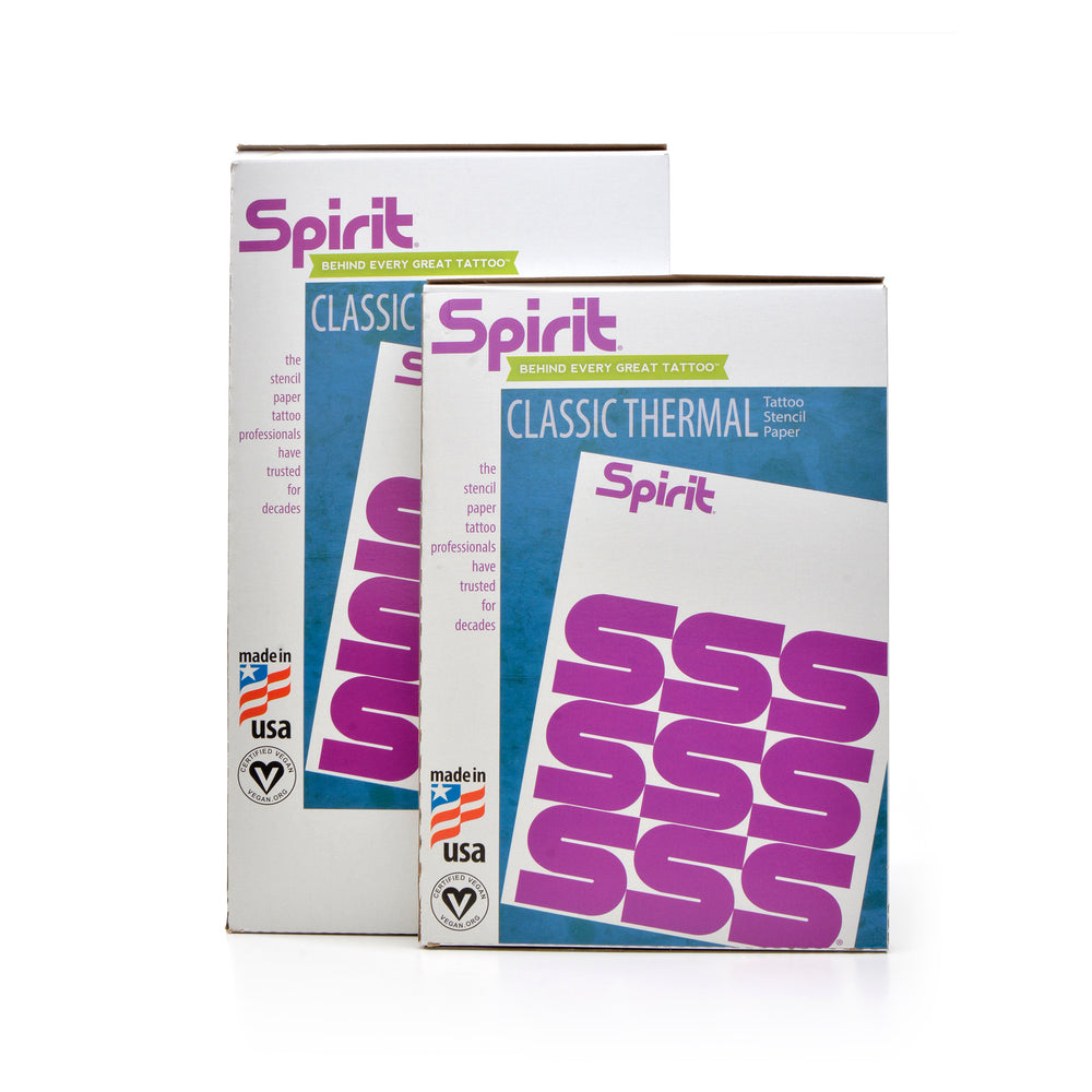 Spirit Classic Thermal Tattoo Stencil Paper, 8.5 Inch by 14 Inch For Sale  In-store & Online - Beacon Tattoo Supply in Las Vegas, NV
